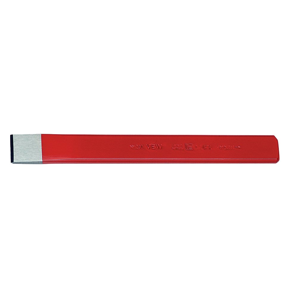 290005 Slitting or Bodywork Chisel 230mm in Red Lacquered/Polished