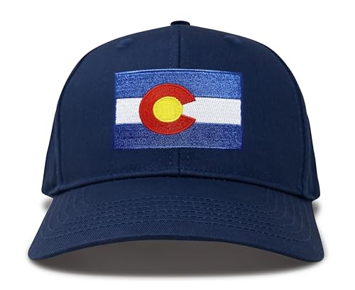Image of International Tie State Hat for Men and Women, Adjustable Snapback Trucker Baseball Cap with Embroidered Patch