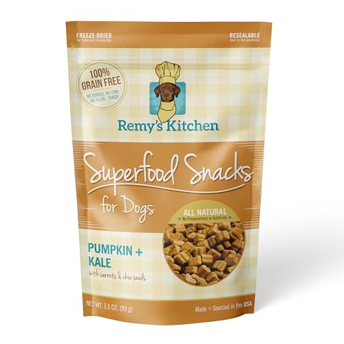 10 Best Natural Remedies for Dogs - Medicinal Herbs for Dogs and How to Use 43 Remy’s Kitchen Pumpkin Kale Freeze Dried Dog Treats USA Sourced and Small Batch Made -...