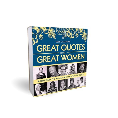 2026 Great Quotes From Great Women Boxed Calendar: 365 Days of In...