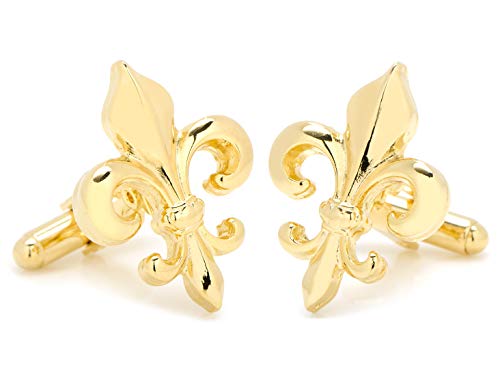 TEROON Manschettenknöpfe Fleur de Lis Cover