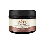 Terra Origin, Organic Turmeric Chai, Powder, 30 Servings, with Curcumin, Ginger, Cardamom & Black Pepper for Immune, Digestive & Cardiovascular Health