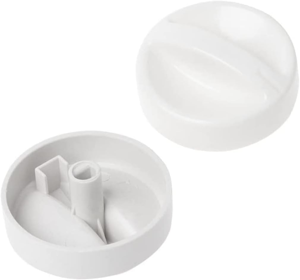 2 Pieces white Universal Microwave Rotary Knob Rotary Timer Control Switch Installation Set Accessories for Microwaves,Oven and Hob Accessories