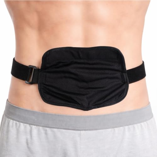 1PCS Peritoneal Dialysis Belt Adjustable PD Catheter Holder Feeding Tube Holder for Peg Tube J-Tube G Tube Accessories Dialysis Patients for Sports and Nursing Supplies(Black)