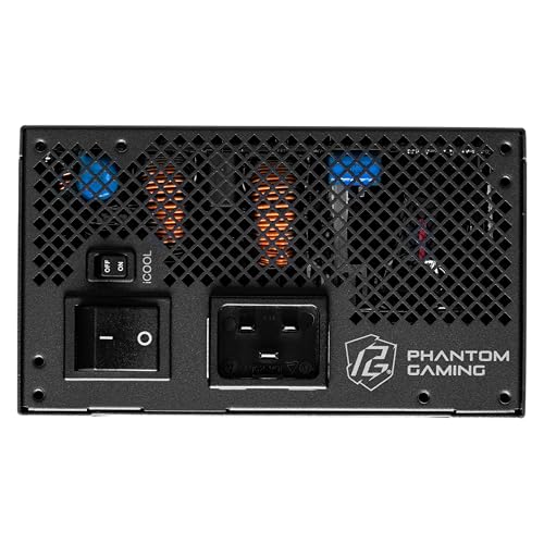 ASRock PG 1600G ATX 3.1 1600W Power Supply PCle5.1 10 Years Warranty Fully Modular Japanese Capacitor Phantom Gaming PG-1600G 80 Plus Gold Cybenetics Platinum 12V-2x6 Cables - Image 5