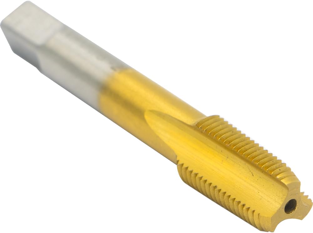 1/8-27 NPT Tap Pipe Thread, M35 Cobalt Steel, Extra Hard, Industrial Grade for Heavy-Duty Jobs, More Durable & Heat Resistant, Perfect for Stainless Steel - Ideal for DIY & Professionals