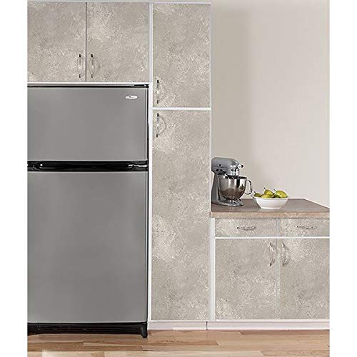 D-C-Fix 346-0655-3Pka Decorative Self-Adhesive Film, Moonstone, 17" X 78" Roll, 3-Pack With Applicator #TOP2