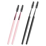 4 WIMPERNBÜRSTEN, TRAGBARE AUGENBÜRSTE, WIEDERVERWENDBAR, FÜR DIE WIMPERNVERLÄNGERUNG, MAKE -UP DER AUGENBRAUENBÜRSTE, WIMPERNKAMM GEEIGNET.