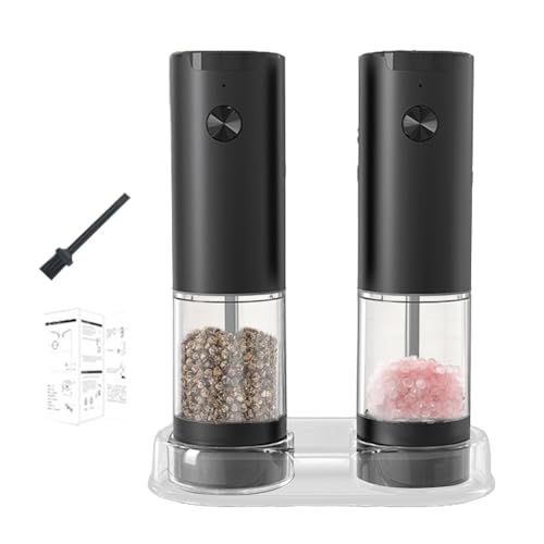 Electric Pepper Grinder - Refillable Pepper Mill Grinder