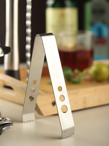 Image of Car-O-Bar Bar kit | Bar Set for Home - Bartender Kit :Cocktail Shaker, Jigger, Wine & Beer Bottle Opener, Ice Tong