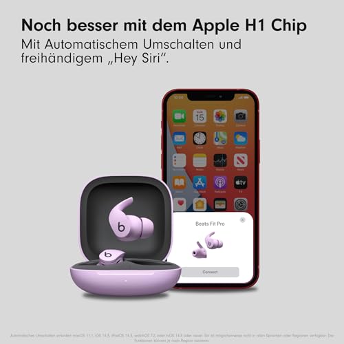 Beats Fit Pro - Komplett kabellose In-Ear Kopfhörer - Aktives Noise-Cancelling, Kompatibel mit Apple & Android, erstklassige Bluetooth®-Technologie, integriertes Mikrofon - Hellviolett