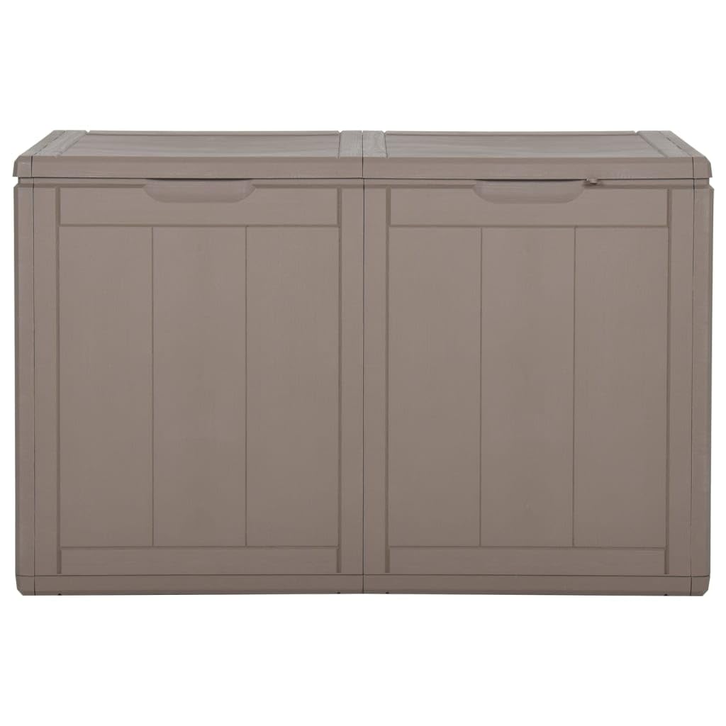 Mobili da esterno, scatole di immagazzinaggio all'aperto Scatola di immagazzinaggio del giardino 180L Brown PP Rattan