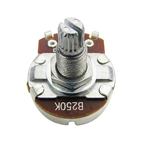 FLEOR 2 pièces pleine taille guitare tonalité contrôle du Volume B250K potentiomètre conique linéaire Dia24mm L18mm Long… - Les Beatles, Paul McCartney, John Lennon, RIngo Starr, George Harrison FLEOR 2 pièces pleine taille guitare tonalité contrôle du Volume B250K potentiomètre conique linéaire Dia24mm L18mm Long… – Image 3