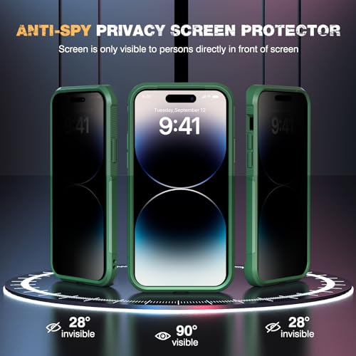 Coque iPhone 14 Pro Max intégrale anti-espion et antichoc