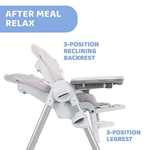 Chicco Polly Easy Seggiolone 4 ruote Romantico