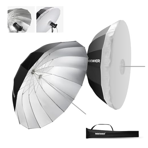 Best flash umbrella for outdoor wedding photography NEEWER Parabolic Reflective Umbrella