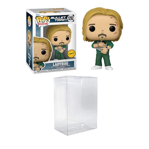 Funko Pop! Movies: Bullet Train - Ladybug Chase incluido con un protector de ático Byron