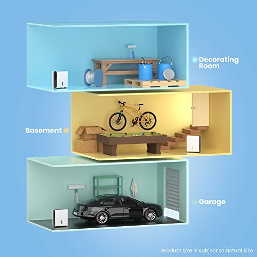 Foto von Comfee Luftentfeuchter 30L/24h,Raumgröße ca.180m³(80m²),Intelligenter Entfeuchtermodus,Smart Dehumidifier für Wohnung,Bad & Keller, 24H Timer,Wassertank 3L,MDDP-30DEN7