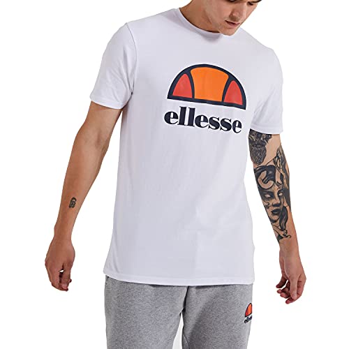Ellesse Dyne Tee Herren T-Shirt Shirt SXG12736 Weiss, Bekleidungsgröße:S – Ansicht 3