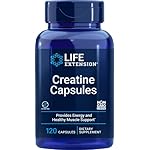 Life Extension Creatine Capsules – Non-GMO – 120 Capsules