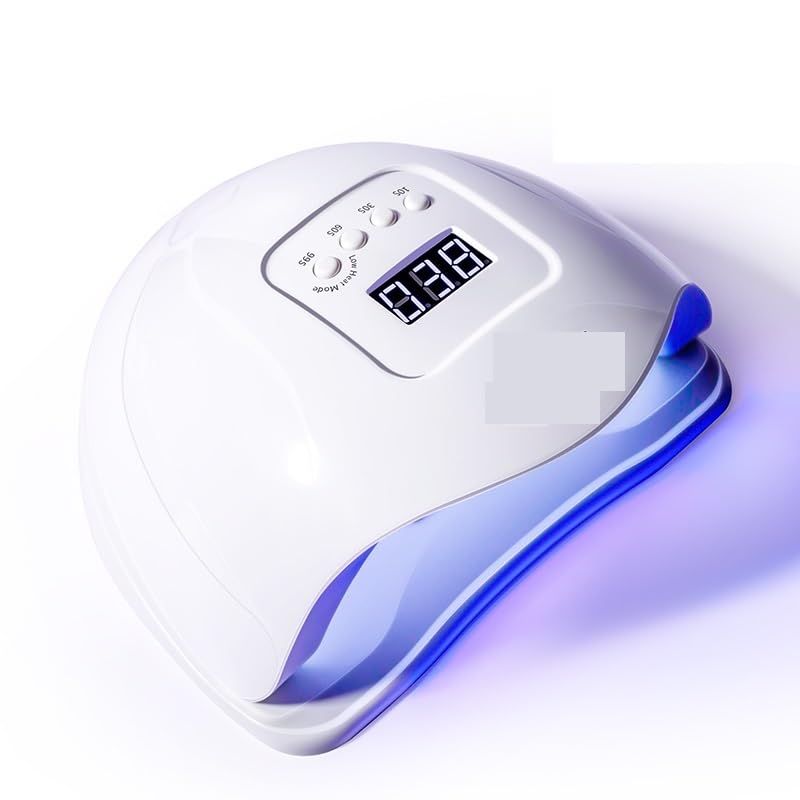 lampada per unghie, Asciugatrice per unghie portatile UV LED smart 120W/80W per polimerizzare tutti gli smalti gel(2)
