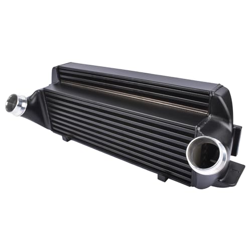 EVO 2 Intercooler Black Replacement for BMW 2012-2018 228i M235i M2 328i 335i 428i 435i N20 N26 N47 N55 Dynast