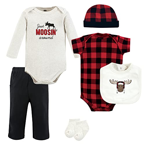 Image of Hudson Baby Unisex Baby Cotton Layette Set