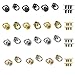 TINGWEN 24 Stück Niet Stud mit Ring Head Buttons Stud Screw Buttons Rivets Ring-Bolzenschraube 360 Grad drehbare D-Ringe Nieten Für DIY Leder Geldbörse,Hüte,Telefonhülle,Handtasche (12mm) MI 4 günstig Kaufen-TINGWEN 24 Stück Niet Stud mit Ring Head Buttons Stud Screw Buttons Rivets Ring-Bolzenschraube 360 Grad drehbare D-Ringe Nieten Für DIY Leder Geldbörse,Hüte,Telefonhülle,Handtasche (12mm)