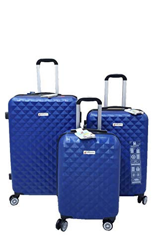 Set de bagage bleu Hoffmanns fini le manque de place en voyage