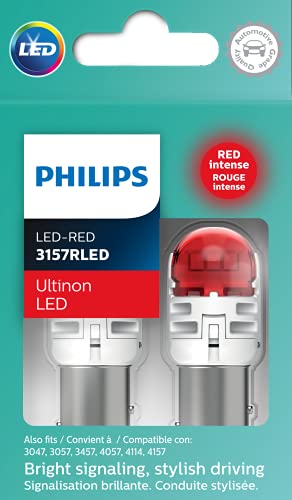 Philips 1157RLED Ultinon LED (Red), 2 Pack
