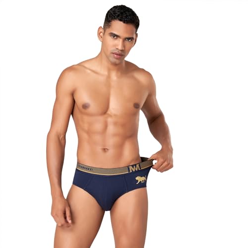 Image of Macroman M-Series MW Signature Collection By Rohit Bal Premium Supima, Modal, Spandex Mens Briefs