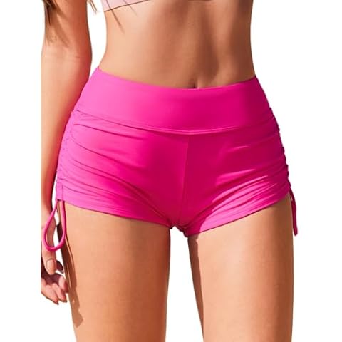 AI'MAGE Women's High Waisted Swim Shorts Cover