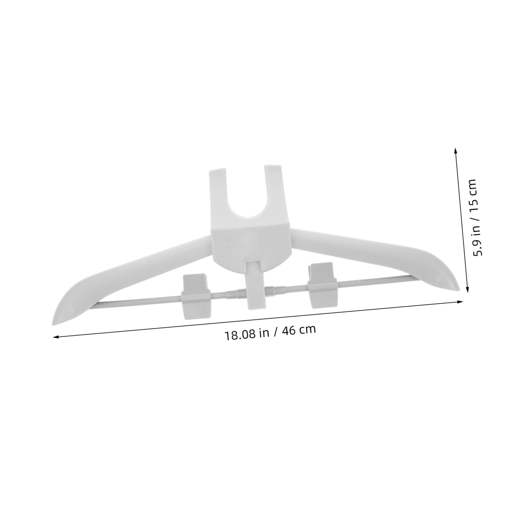 KOMBIUDA Folding Clothes Hanger for Steamers Space-Saving Garment Rack Stand Construction Versatile Support for Various Steamers for Home Ironing and Steaming