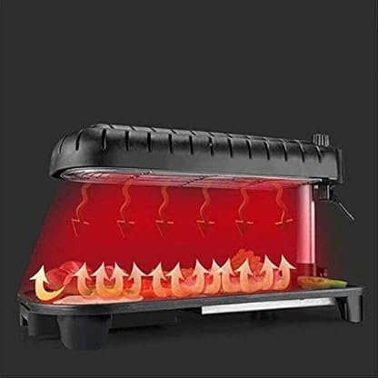 LSDRALOBBEB Elektrogrill Teppanyaki Tischgrill Elektrische Grill-Heim-Infrarot-Grill-Maschine Rauchlose elektrische… – Bild 5