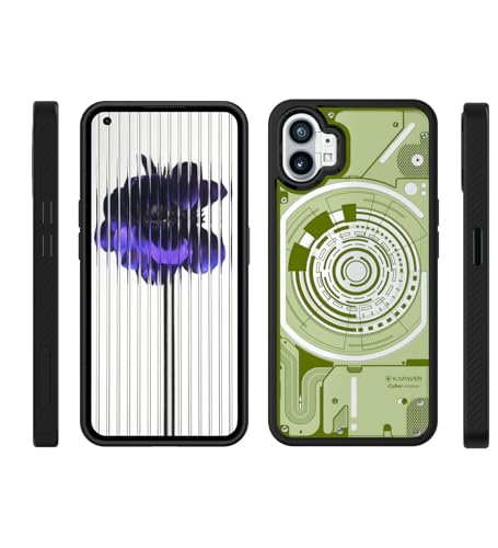 Image of KAPAVER Cyber-i Edition Back Cover Case for Nothing Phone 1 - Black [CyBer-02]