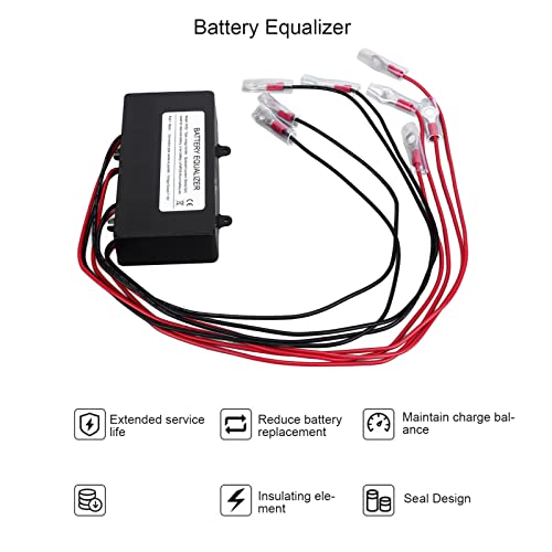 Ecualizador de Batería Digital 48V con Pantalla LED de Tubo, Estabilizador de Voltaje para Sistemas Solares e Industria Automotriz, Material ABS, 441 g miniatura 2