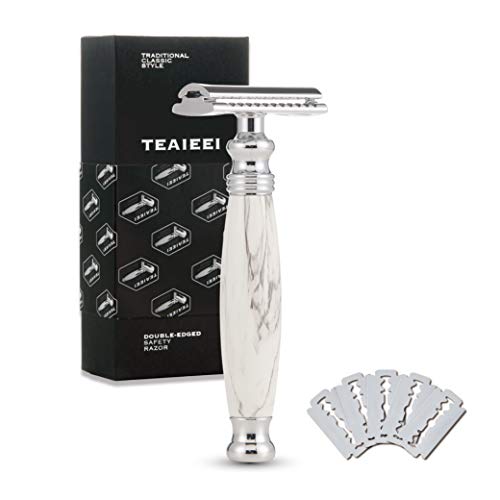 Razors for Men or Women, Safety Razor with 5 Blades, Shaving Razor