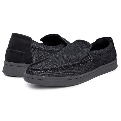 Image of Nautica Men's Slip-On Loafers Casual Moc Toe Sneakers Boat Shoes Slipper for Men - Lightweight & Comfortable - Derwin