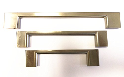 Pulls Cabinet Handles Brushed Nickel Drawer Pulls for Kitchen Doors Bathroom Vanity (6'') Hardware Contemporary Euro Style Cabinet KNOBS CABINETS Handles Cabinet PULLS Heavy Duty