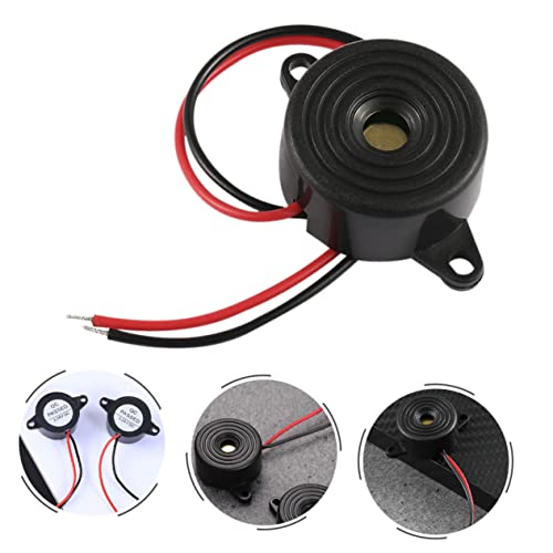 DOITOOL Alarm Ringer 25 pcs Electric Sound for Alarm Intermittent Electronic Vehicle Circuits Decibel Voltage with -wire High Buzzer Physics Circuit Wire Beep Tone Low Piezo Speaker Electronic - Image 2