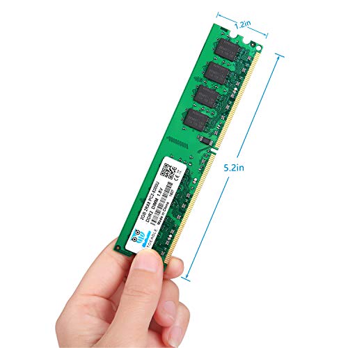 Image of Motoeagle PC2-5300U 4GB Kit (2GBX2) DDR2 667MHz Udimm RAM 2Rx8 PC2 5300 1.8V Unbuffered Desktop Memory Modules