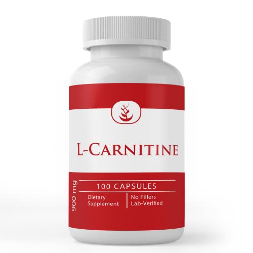 PURE ORIGINAL INGREDIENTS L-Carnitine, (100 Capsules) Always Pure, No Additives or Fillers, Lab Verified