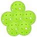 Hemoton 1set Luminous Plastic Hole Balls Multi Function Glow Balls for Practice Suitable for All Ages Skill Levels Durable Lightweight Design 6pcs