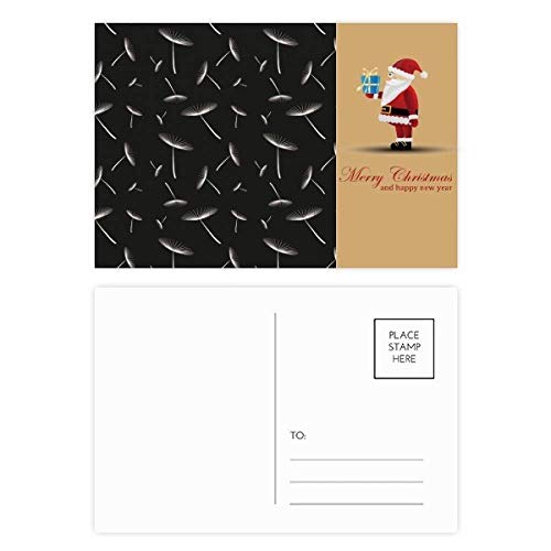 Cartes postales pissenlit et père Noël en lot de 20 pour accompagner vos cadeaux