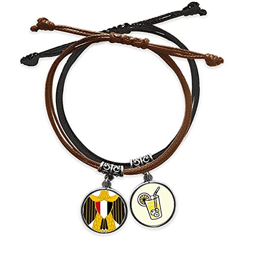 Bracelet Égypte en corde et cuir pour vos voyages d'été