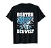 Herren Bester Angler Papa der Welt Fischen angeln Vatertag Geschenk T-Shirt