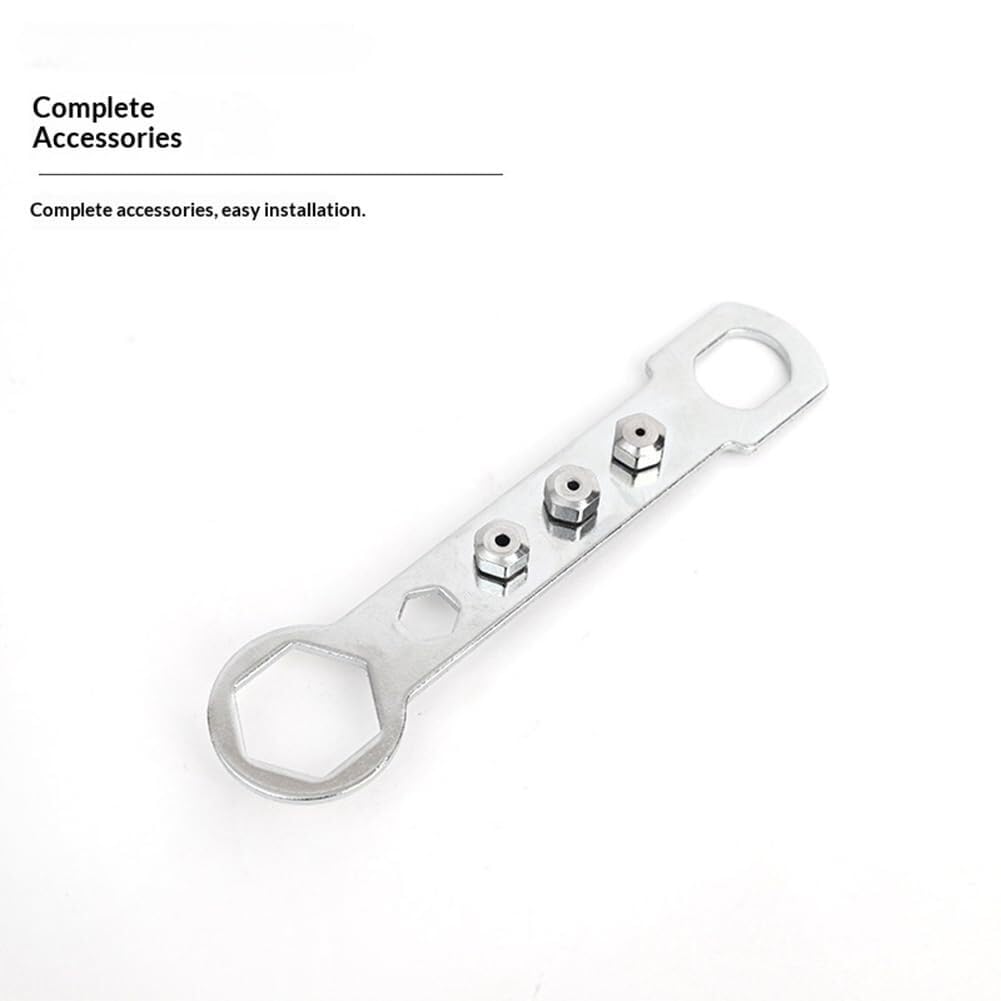 Kit D'adaptateur De Pistolet À Riveter Électrique Professionnel For Perceuse – Poseur D'écrous 4 Têtes Avec Poignée Ergonomique(1Pc)