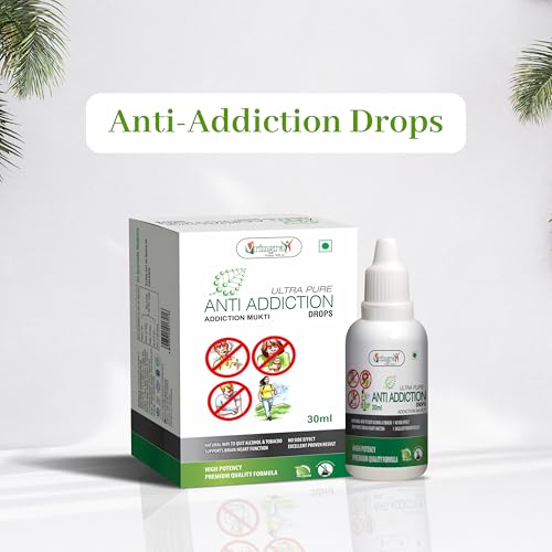Image of Anti Addiction Drops-DeAddiction-Helps To Stop Smoking & Nasha Mukti-Stop Quit Alcohol 30ml