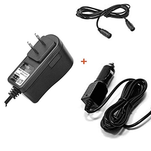Yustda Cigarette Lighter Plug AC/DC Adapter Replacement for Duracell DRJS10 DRJS20 DRJS10A DRJS 10 DRJS 20 A Jump Starter 500 600 Peak Amps 750 Amp JumpStarter 12V Power Supply Battery Charger PSU
