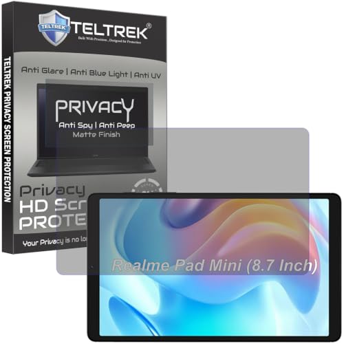 Image of Privacy Matte Anti Peep Screen Guard Compatible With Realme Pad Mini Tab (8.7 inch Inch Tablet) Anti Spy Screenguard Not a Tempered Glass Screen Protector